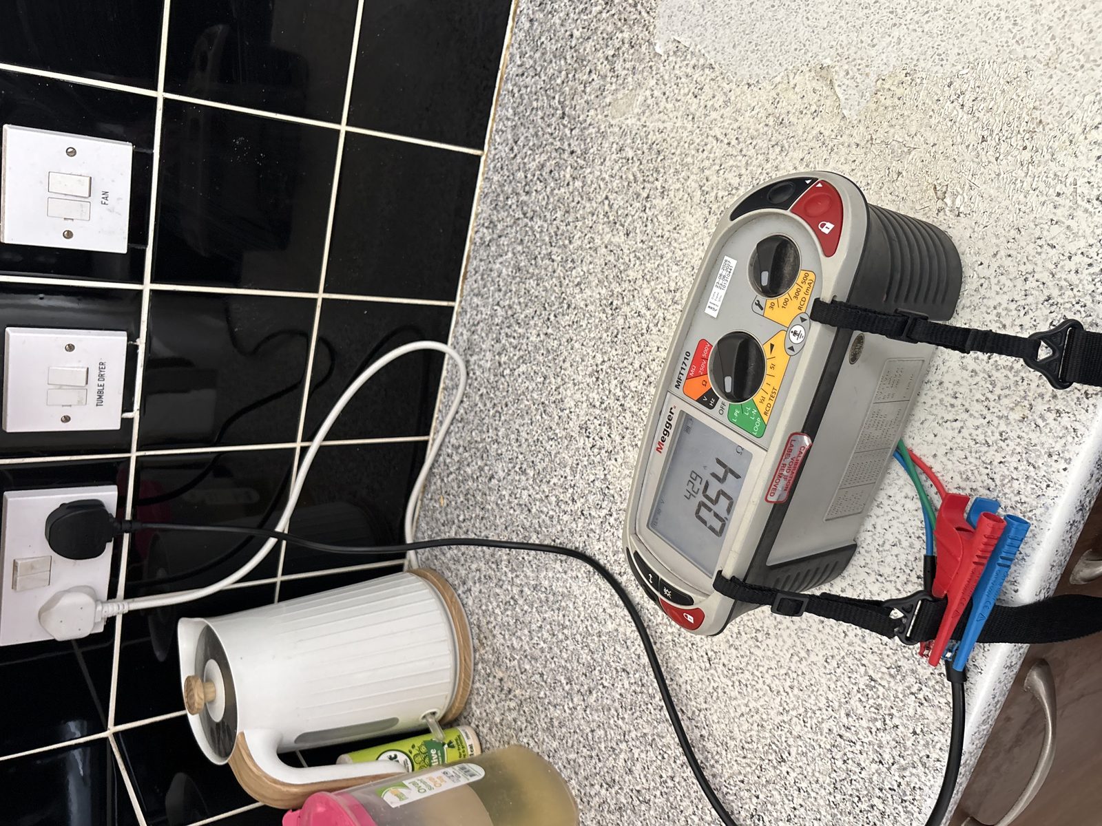 Testing sockets and circuits during a domestic EICR near Ormskirk